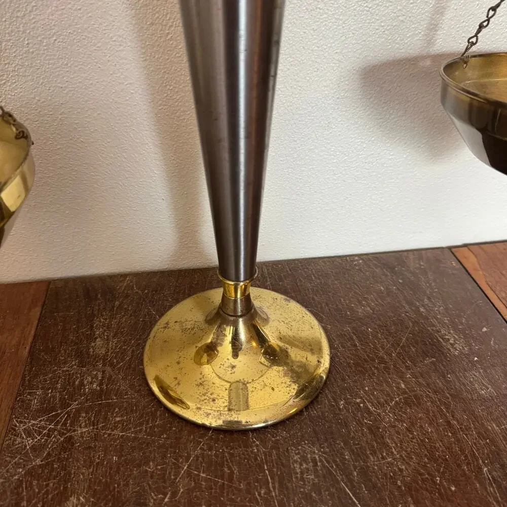 Vintage Solid Brass beam balance scale Distressed Decor Office‎ Classroom